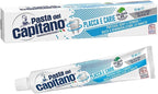 Pasta del Capitano : "Plaque and Caries" with Organic Mint Toothpaste 75ml * 2.5 fl.oz Tube, pack of 3