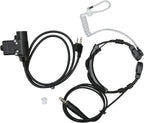 U94 PTT Adapter,U94 PTT Adapter Hands Free Push to Talk Military Adapter Cable Button Walkie Talkie Headset Connector Cable with Throat Mic Earpiece for Alan for Midland Radio