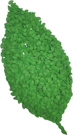 Edible Mini Sugar Green Leaf Sprinkles Cake Cupcake Toppers Cookie Decorations Sweet Dessert Sprinkle for Cake Decorating, 3.4 oz