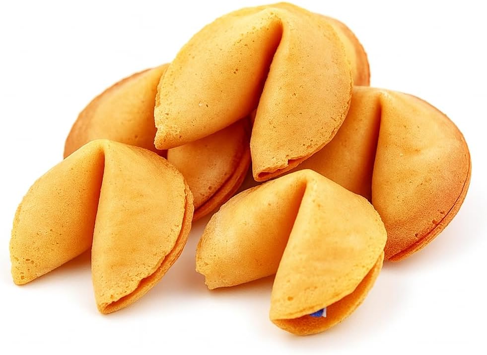Sky | Fortune Cookies 100Pk | Premium USA Baked, Bulk Fortune Cookies Individually Wrapped