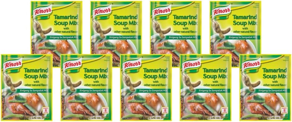 Knorr Tamarind Soup Mix (Sinigang sa Sampalok Mix), 1.41oz. (40g) (Pack of 9), 12.69 Ounce