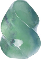 Natural Fluorite Flame Tower,Reiki Healing Energy Meditation Crystal Stone Decor,Home Office Witchcraft Altar Space Cleansing
