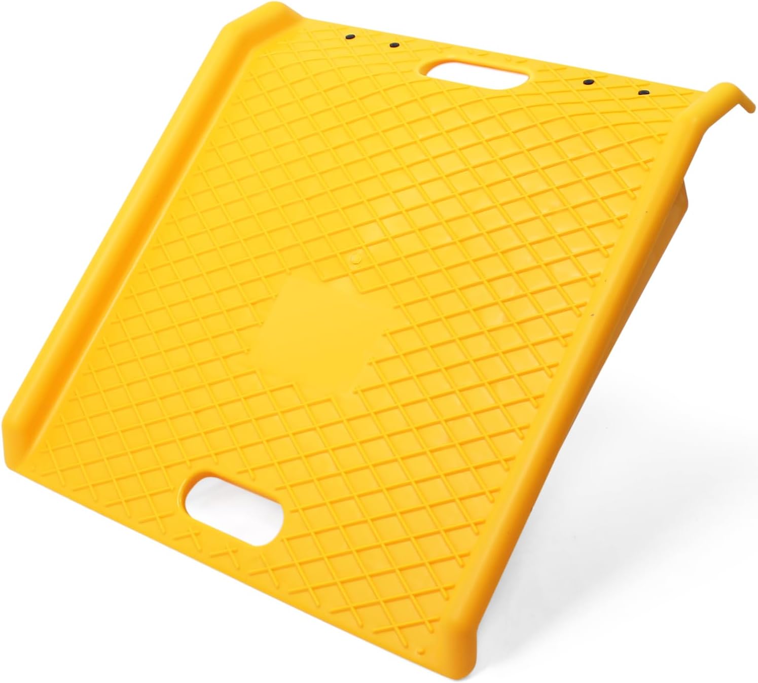 MaxxHaul Portable Curb Ramp 1000 lbs Capacity Heavy Duty Polypropylene Loading Ramp for Furniture Dolly Hand Truck and Moving Cart Non‑Slip Threshold Ramp for Driveway and Steps (50962)