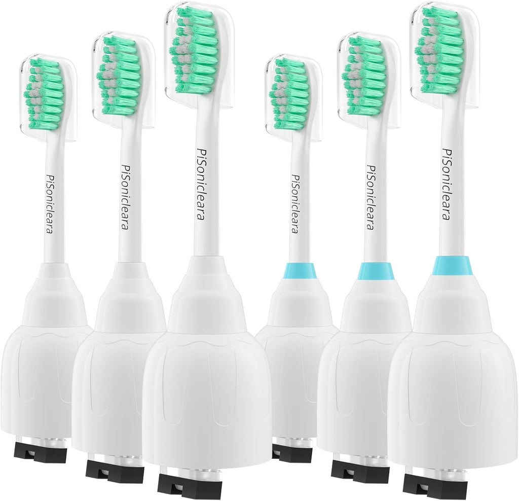 Replacement Toothbrush Heads(6 Pack) Compatible with Philips Sonicare E-Series Essence CleanCare Elite Advance hx7022/66 Xtreme Brush Refill hx7001