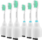 Replacement Toothbrush Heads(6 Pack) Compatible with Philips Sonicare E-Series Essence CleanCare Elite Advance hx7022/66 Xtreme Brush Refill hx7001