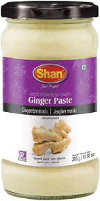 Shan Ginger Paste 10.93 oz (310g) - Traditional Taste Enhancing Cooking Paste from Fresh Ground Ginger - Suitable for Vegetarians - Airtight Glass Jar