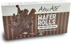 Abu Auf Wafer Rolls Chocolate, 24 Pieces, Thin Crispy Wafer with Chocolate Filling, Perfect for Sharing
