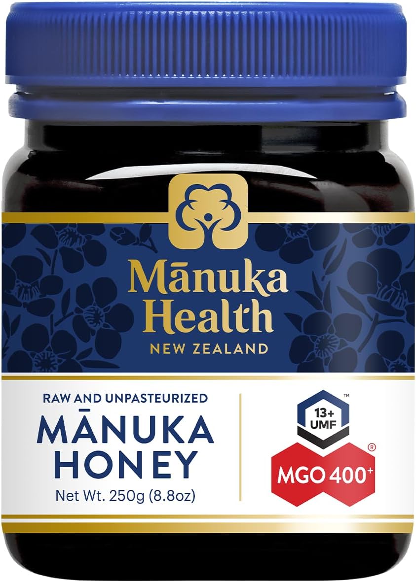 Manuka Health UMF 13+/MGO 400+ Manuka Honey (250g/8.8oz), Superfood, Authentic Raw Honey from New Zealand