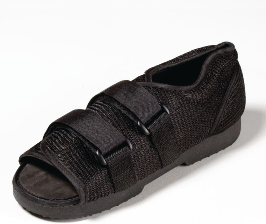 Rolyan Post-op Shoe, Comfortably Conforms to User's Foot, Enhances User Comfort, D-Ring Straps Assist with Adjustments, Large, Women