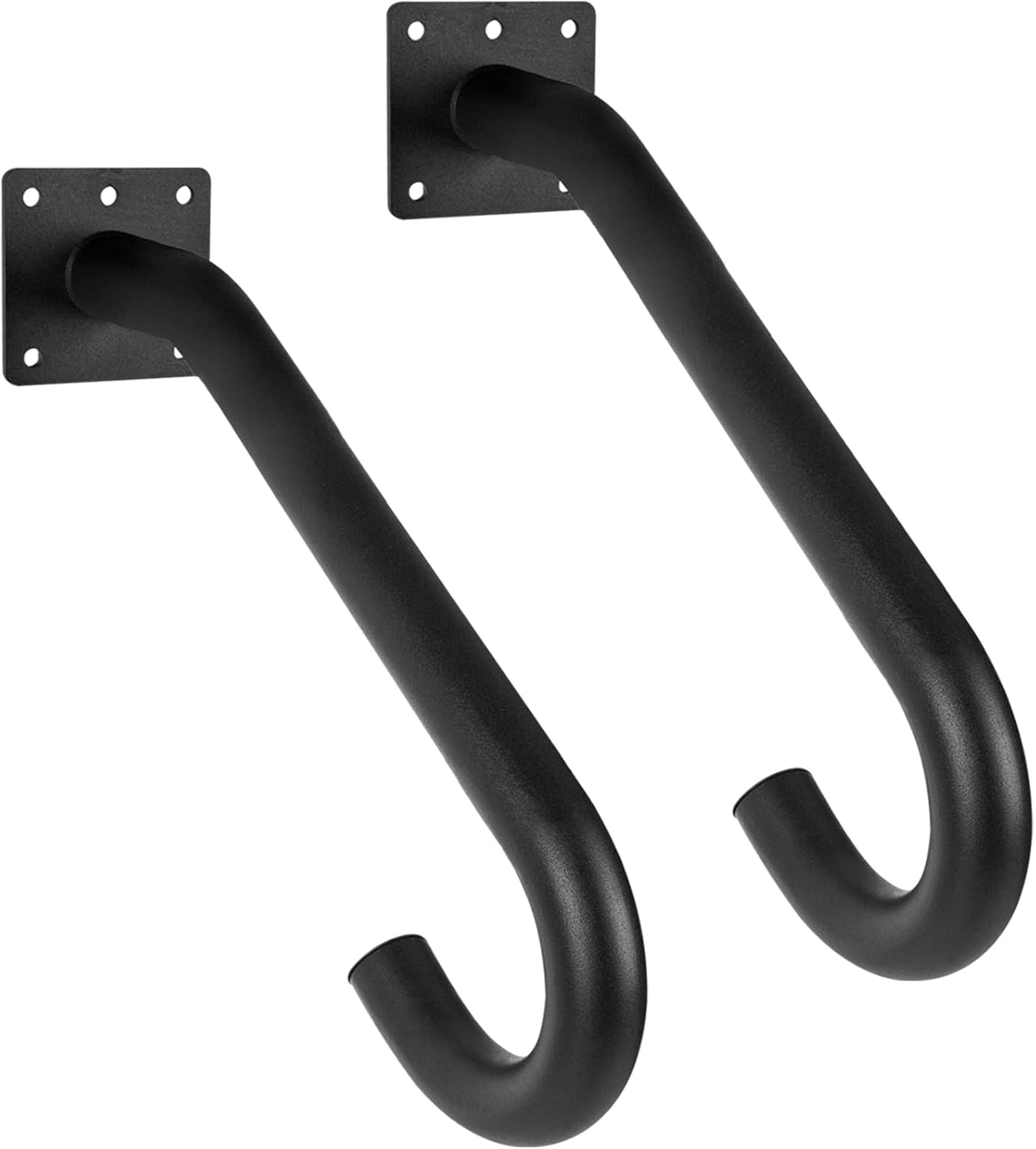 2PCS Handrail for 1-3 Steps,Wall Mount Handrail for Outdoor Steps,Black Elderly Safety Grab Bar Garage Steps Front Entry Stairs Interior or Exterior Stairway
