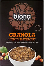 Biona Organic Honey Hazelnut Crunchy Granola (375g) - Pack of 2