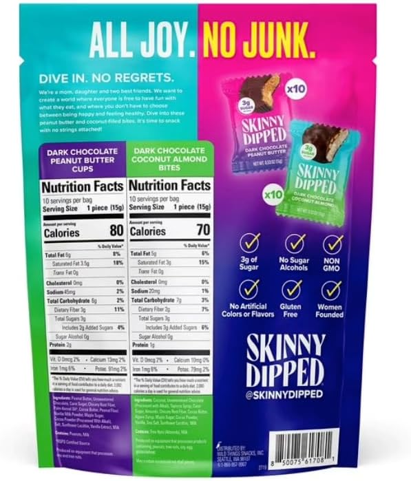 Skinny Dipped Snack Pack Variety, 20 ct.