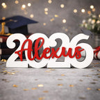 Custom Graduation Name Sign 2026, Personalized Grad Decor Display, Custom Name Graduation Keepsake, Class of 2026 Celebration Decoration, Meaningful Gift for Graduate Kids & Family