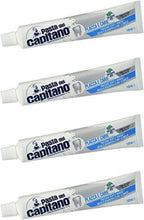 Pasta del Capitano Plaque and Cavities Toothpaste 100ml 3.53oz, Pack of 4