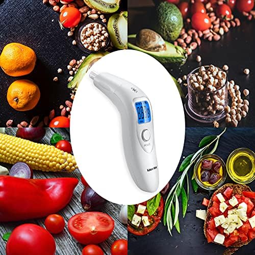 Breath Ketosis Meter - Professional Ketone Breath Analyzer Home Ketone Monitors Breath Meter Digital Ketosis Breath Tester with 10 Washable Mouthpieces - Achieve Your Ketosis Goals