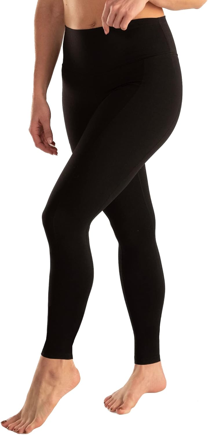 LUMANA Leakproof Womens Leggings: Leggings with Pockets Designed with Built-in Bladder Leakage Pads for Women (25" Inseam)