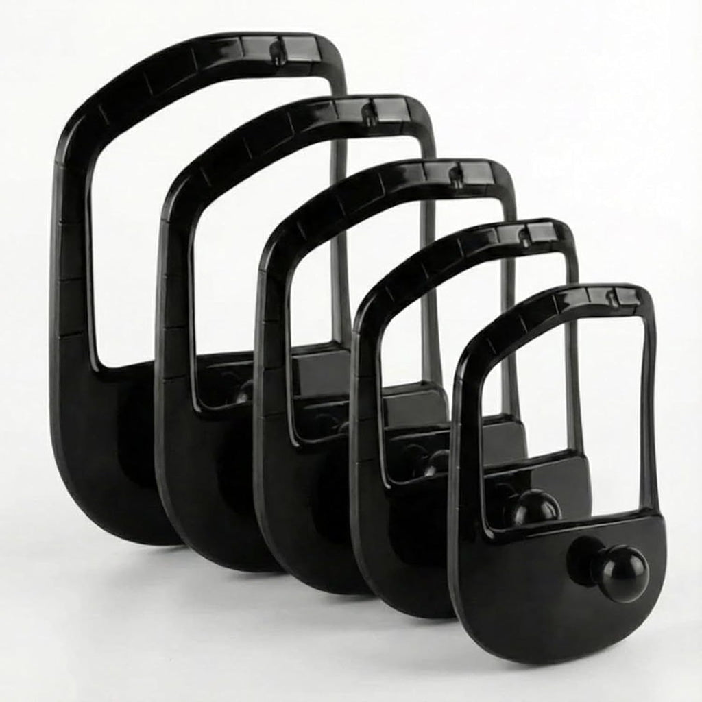 Goatee Shaper for Perfect Symmetry, Beard Shaper for Men with 5 Size Templates, Precision Goatee Template for Clean, Even Lines, Durable & Easy-to-Use Tool for Fast Home Grooming