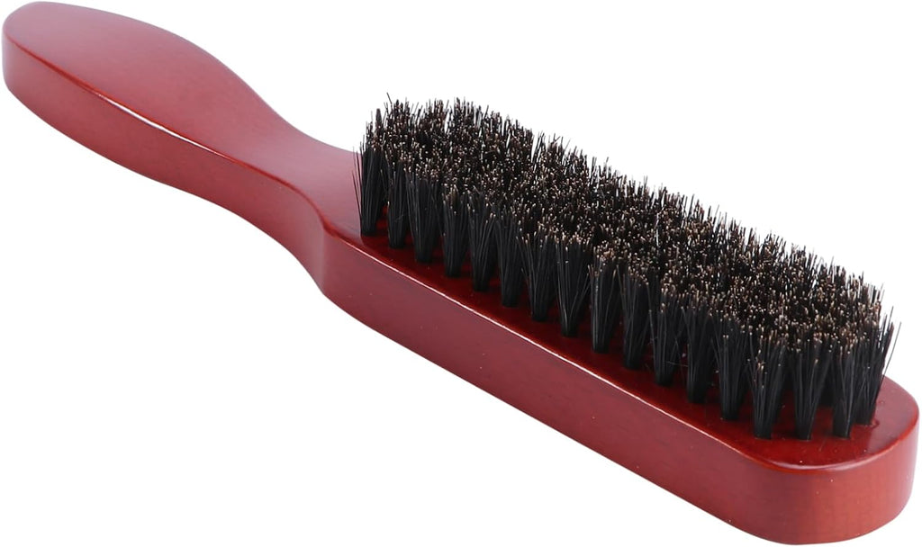 Generic 1Pc Solid Wood Beard Brush for Men Natural Pig Bristle Styling Brush for Beard Grooming and Cleaning Personal Care Tool for Boys and Men