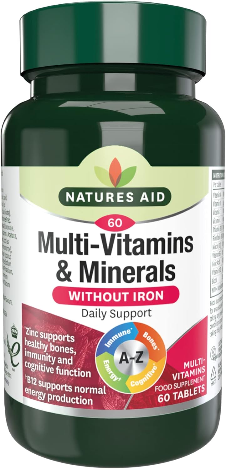 Natures Aid Multi Vitamins and Mineral 60 Tablets