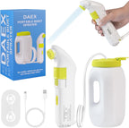 Portable Bidet for Travel – Electric High Pressure Rechargeable Bidet for Women & Men, 2.5L Bottle, 1600mAh Battery, 1300ML/min Strong Flow, Waterproof Personal Hygiene Sprayer for Travel & Home