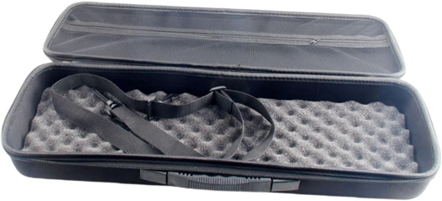 harayaa Case EVA Hard Fishing Rod Reel Storage Bag Shockproof Zipper Portable Tackle Organizer Waterproof Compartmentalized Design Suitable