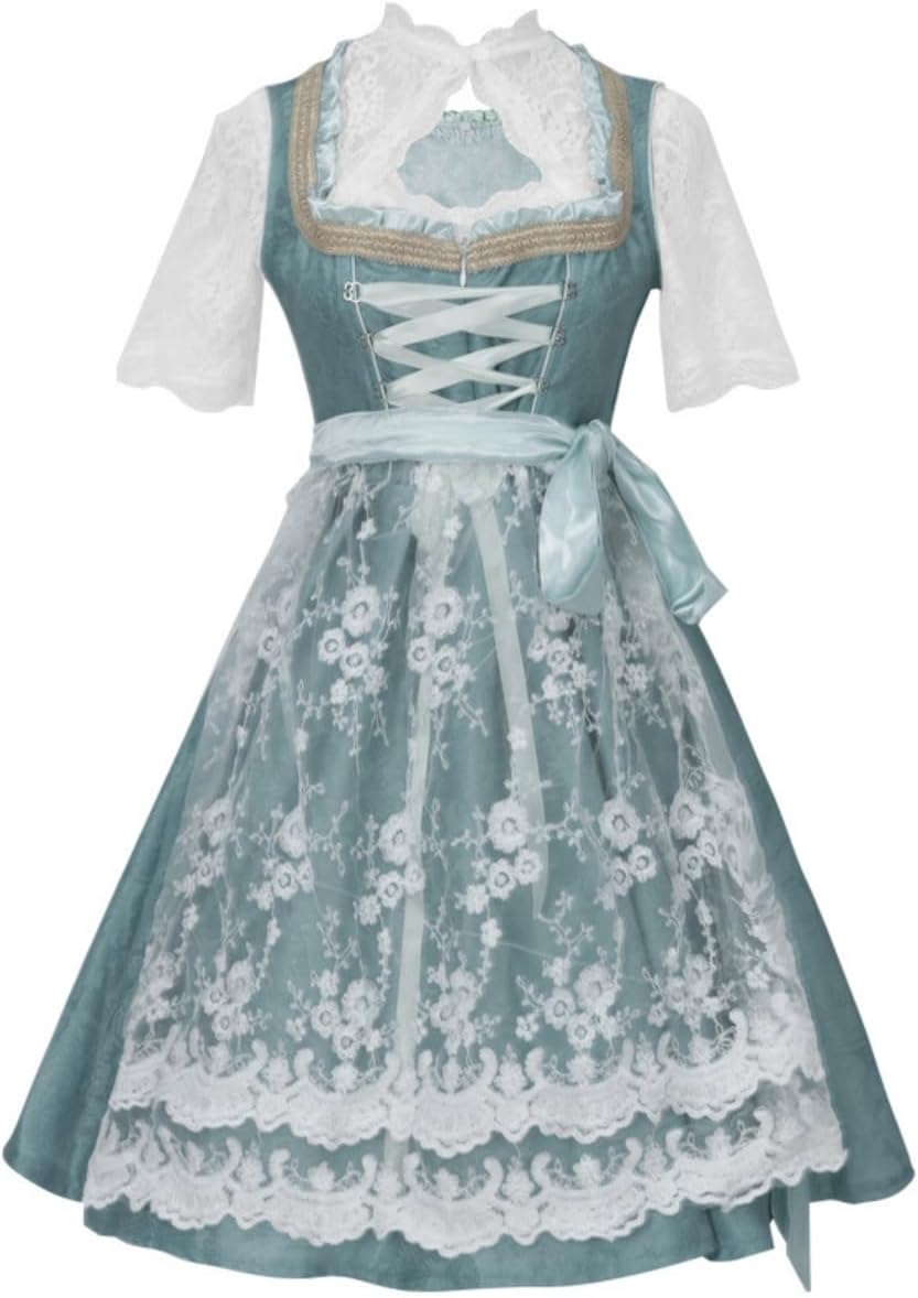 Dirndl Dresses Women Oktoberfest Bavarian Dress German Clothing Costume Halloween Party Maid Outfits