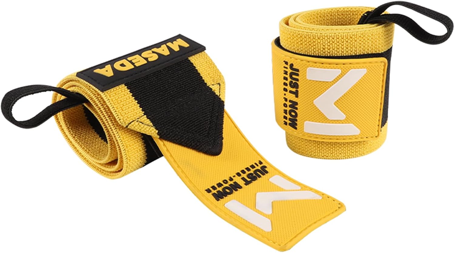 Pro-Grade Weightlifting Wrist Wraps (24") for Gym, Strength Training, and Powerlifting(1 Pair) - Heavy-Duty Thumb Loop Straps for Maximum Wrist Support in Bodybuilding & Fitness (Men & Women)