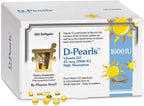 Pharma Nord D-Pearls 1000 iu (25 mcg) High Absorption Vitamin D3 - Daily Immune, Bone, & Muscle Support, Easy-to-Swallow Tiny Softgels in Organic Olive Oil, Non-GMO, Gluten-Free, 360 Count