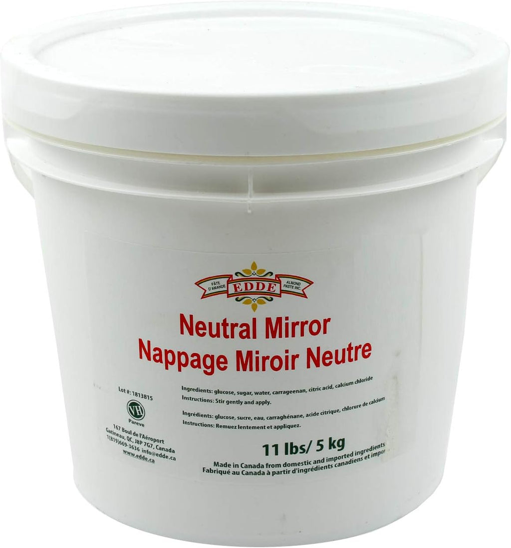 EDDE Neutral Mirror Glaze, One 11-Pound Pail