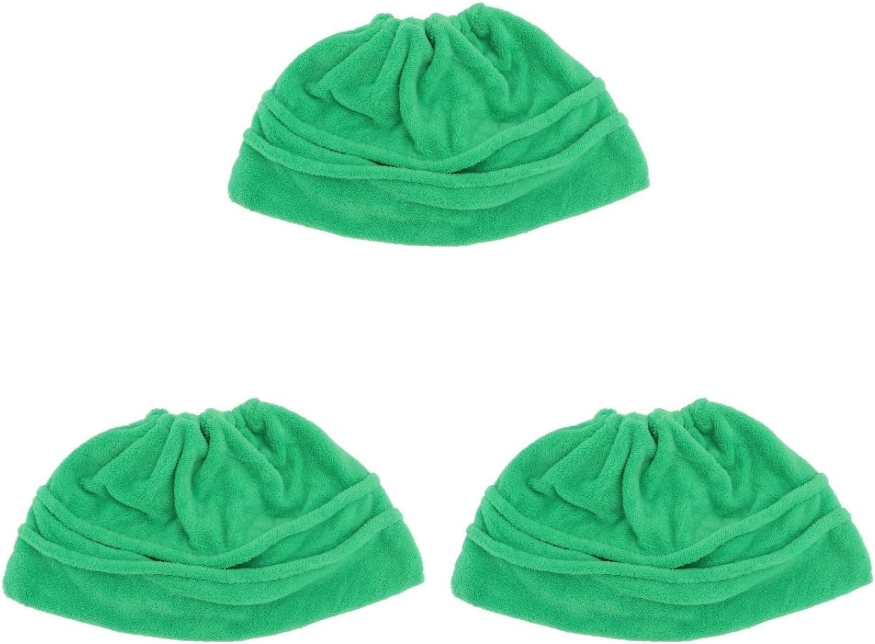 Beavorty 3-Pack Microfiber Mop Pads Replacement Covers 13.8 Inch Washable Reusable Floor Cleaning Cloths for Household Hair and Water Stains