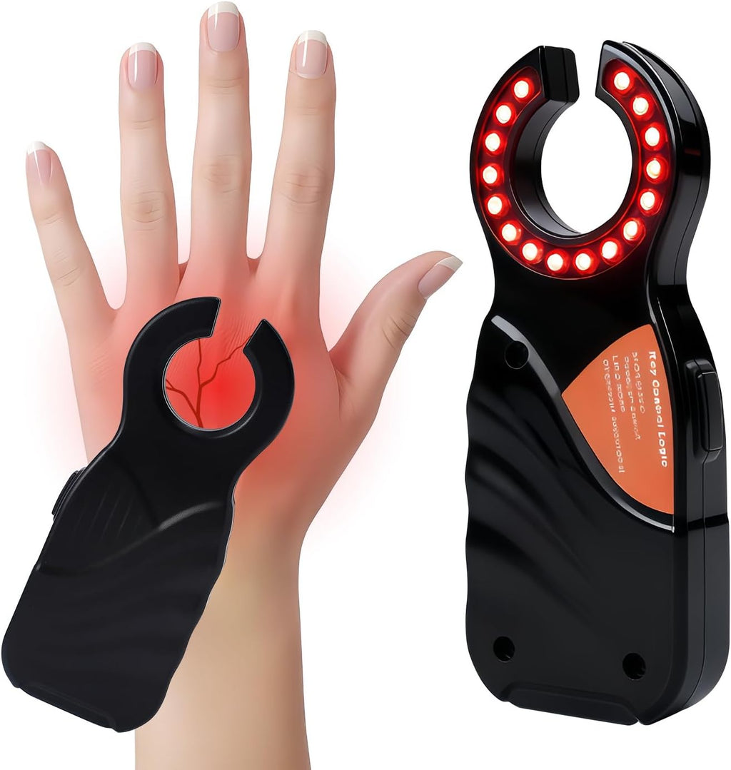 Vein Finder for IV Access Phlebotomy–Portable Red LED Hand Held Vein Finder for Nurses with Focused Beam for Clear Vein Visualization, Long-Lasting Battery,Vein Viewer Light Device for Finding Veins