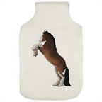 Azeeda 'Rearing Shire Horse' Hot Water Bottle Cover (HW00019808)