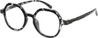Eyekepper Retro Design Glasses for Women Reading - Vintage Reading Eyeglasses Small Lens Readers Men - Transparent Tortoise +1.50