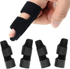 NSKONGDODO 4 Pcs Trigger Finger Splints/Brace for Knuckle Immobilization,Broken Protector and Straightening Arthritis Relief,Pain Relief,Fits Index,Middle, Ring Fingers