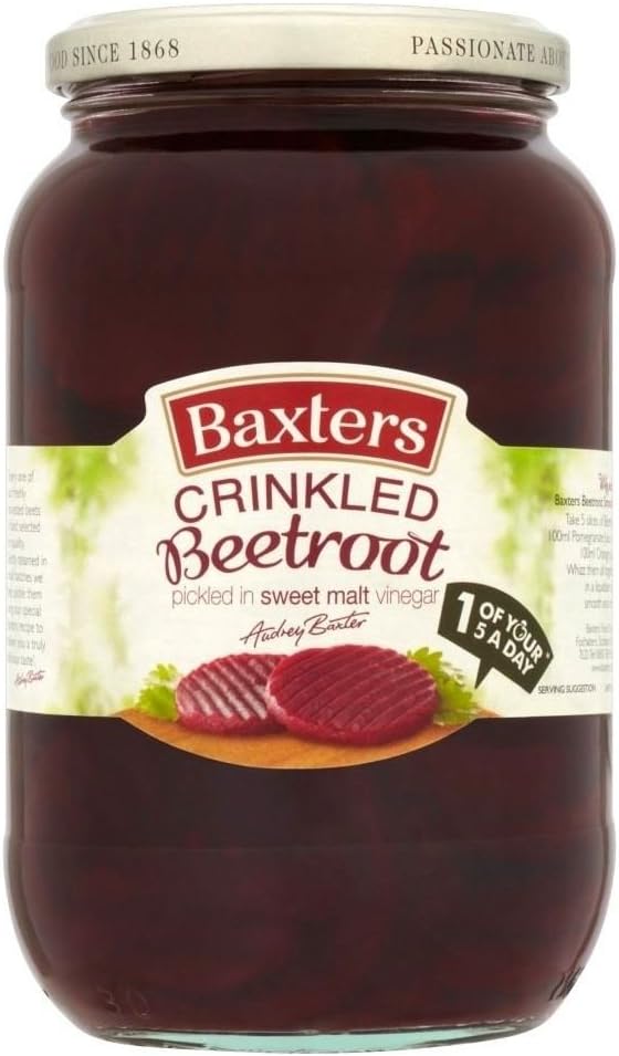 Baxters Beetroot Crinkle Cut in Sweet Vinegar (567g) - Pack of 2