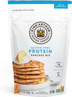King Arthur Flour Gluten Free Protein Pancake Mix, Non-GMO Project Verified, No Sugar Added, Non-Dairy, 12 Oz (Pack of 1)