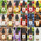 Food Flavoring Oil - Concentrated Candy Flavors, 36 Liquid Lip Gloss Flavoring Oil, Cotton Candy Pineapple Strawberry Flavor Oil for Baking, Cooking, Slime Making, Drinks - 0.25 Fl Oz