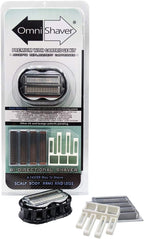 Premium Omnishaver with Cartridge Kit - The Fastest Way to Shave Head, Legs, Arms, Body|an Alternative to Disposable Shaving Razors Self Cleans & Strops During Use with Durable Blade|Bald Head Shaver