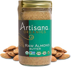 Artisana Organics Raw Almond Butter, 14oz | USDA Organic, No Sugar Added, No Palm Oil, Vegan, Paleo and Keto Friendly, Non GMO