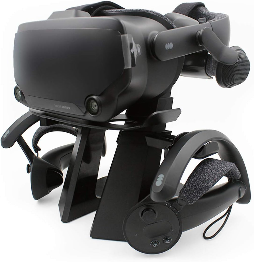 AMVR VR Headset Display Stand and Controllers Holder for Steam Valve Index Virtual Reality Mount Station