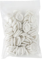 100Pcs Disposable Finger Cots, Rubber Covers Wear Resistant Non Slip Thickening for Electronic Industry Labor Protection