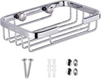 304 Stainless Steel Soap Dish Holder,Storage Soap Saver Wall Mounted for Kitchen Sink Bathroom Shower,Drainable and Rust Proof