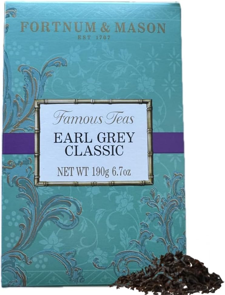 Fortnum and Mason Earl Grey Classic 190g 6.7oz Loose Tea Box Carton (1 Pack)