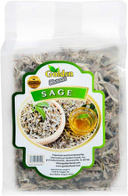 Golden Harvest Dried Sage Leaves 5.28 oz (150 g) | Premium All-Natural Whole Leaf Sage for Cooking, Poultry, Stuffing & Soups | Restaurant & Home Kitchen Herb | Non-GMO & Gluten-Free