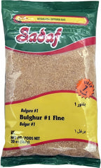 Sadaf Bulghur #1 Fine - Bulgur Wheat for Cooking and Food Flavoring - Middle Eastern Cuisine - Kosher - 20 Oz Resealable Bag