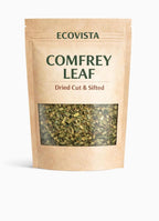 Comfrey Leaf Dried Cut & Sifted | Symphytum Officinale | Natural Herbal Leaf | For Topical & External Use Only - 2oz pouch