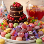 SweetGourmet Forest Berries Bonelle Jellies, Soft Fruit Jelly Candy, Blackberry Gooseberry Blueberry Raspberry, Wrapped, Vegan, 1 Pound