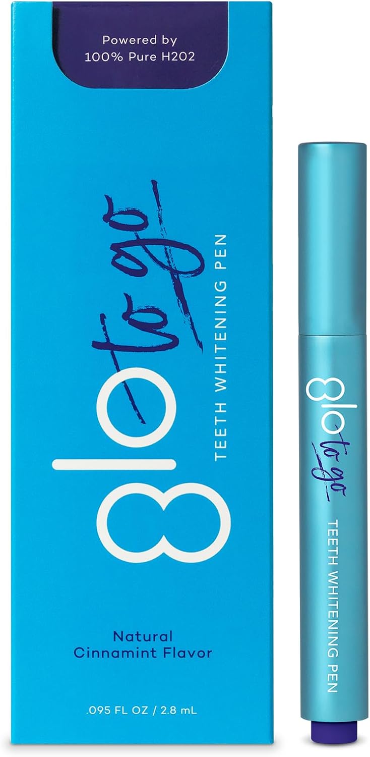 GLO Science Teeth Whitening Pen — Easy to Use, Safe & Effective Dentist Invented Whitening Treatment — Designed for Sensitive Teeth, Travel Friendly