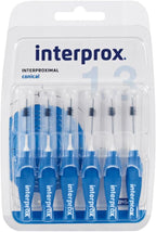 Interprox Interdental Brush blue conical 6 Pieces, pack of 3 (3x 6 pieces)