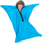 SANHO Sensory Sock Body Sock,Small,3-5 Years, 40" H x 27" W,Good for Height:30"-41",Perfect for Children with Sensory Processing Disorder,Updated Version,Bright Blue